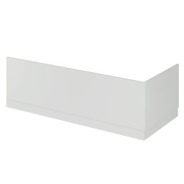 MDF White Straight Side Panel with Plinth
