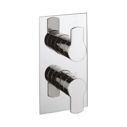 Crosswater Wisp 2 Outlet 2 Handle Concealed Thermostatic Shower Chrome