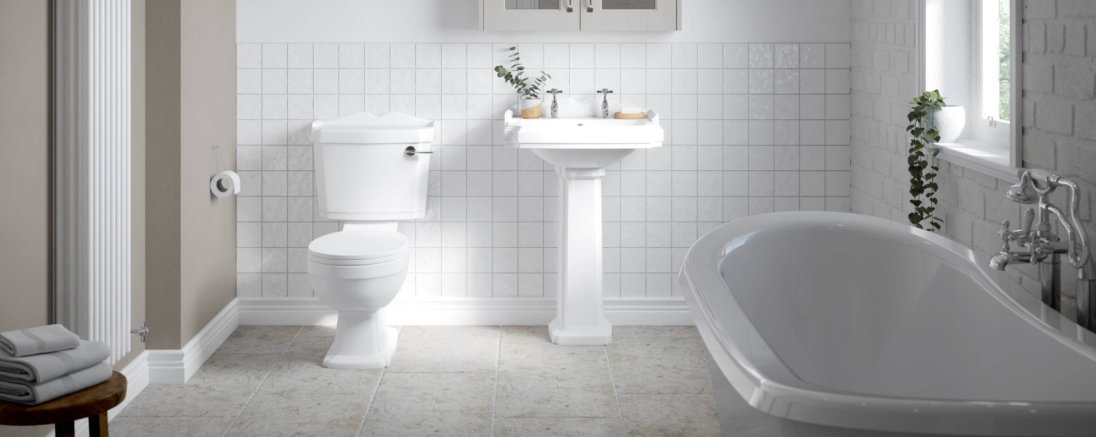 Small White Bathroom Ideas and Design Inspiration