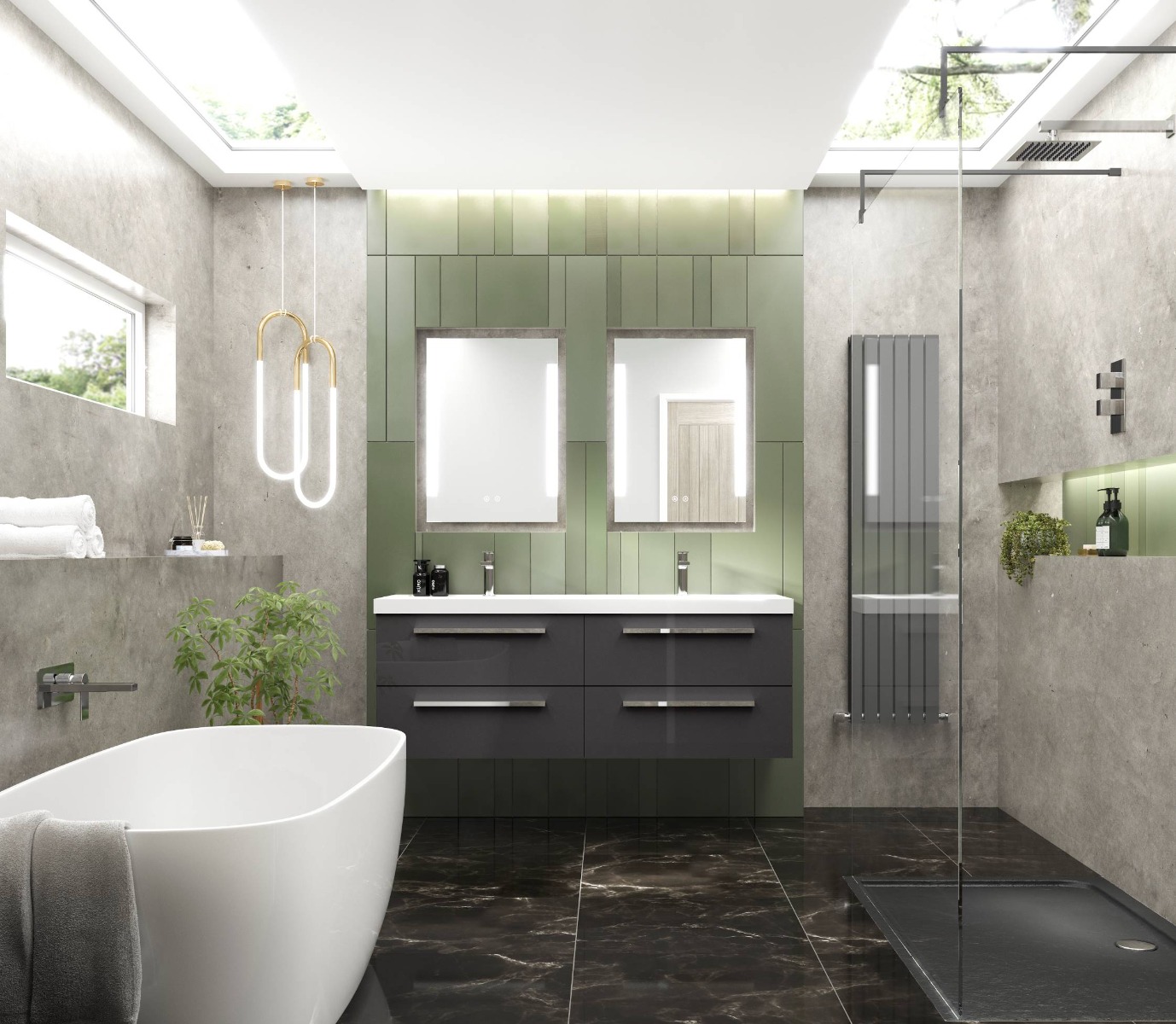 Gorgeous Green Bathroom Ideas Blog Tradebase Qua002 Furniture V1 Ls1 1